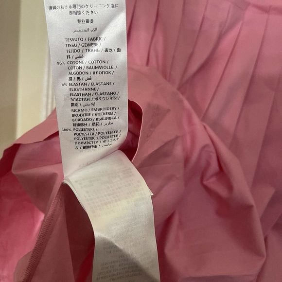 Sold🎉NWOT Gucci Kids poplin pleated dress with bow in pink size 12 - Picture 8 of 8